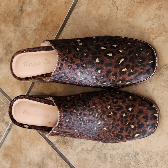 Madewell The Carey Mules Real Calf Hair - Picture 2 of 8